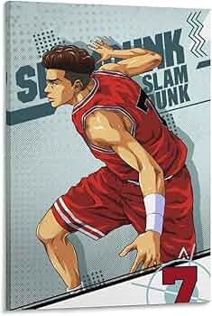 Amazon.co.jp: スラムダンクアートパネル絵画壁の装飾落書き アート